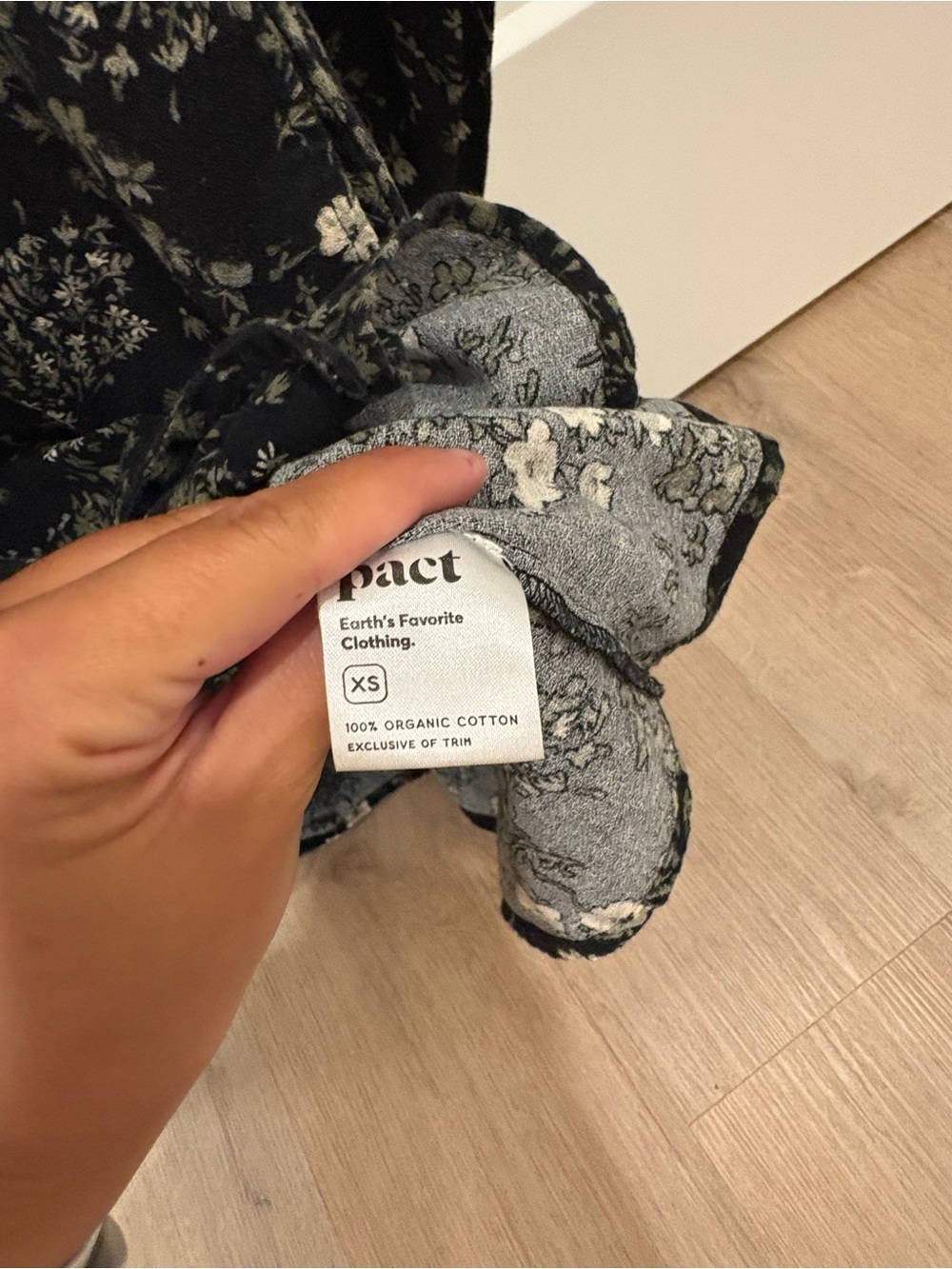 Pact Floral Dress Size XS - Picture 3 of 4